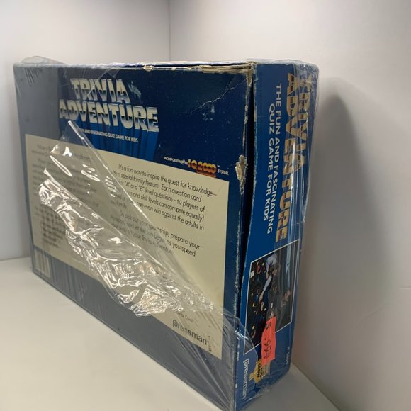Trivia Adventure Quiz Pressman Board Game #2000 Vintage 1983 Original Seal ON! - Picture 4 of 6